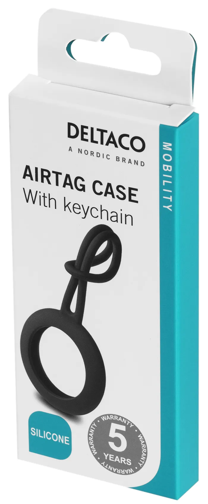 Deltaco Silicone Hanger, AirTag - loop, Camouflage