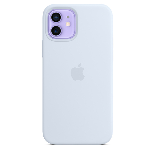 Apple iPhone 12 / 12 Pro, MagSafe - silikonskal, Cloud Blue