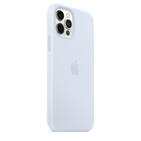 Apple iPhone 12 / 12 Pro, MagSafe - silikonskal, Cloud Blue