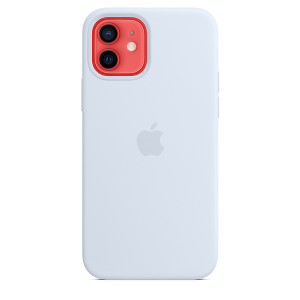 Apple iPhone 12 / 12 Pro, MagSafe - silikonskal, Cloud Blue