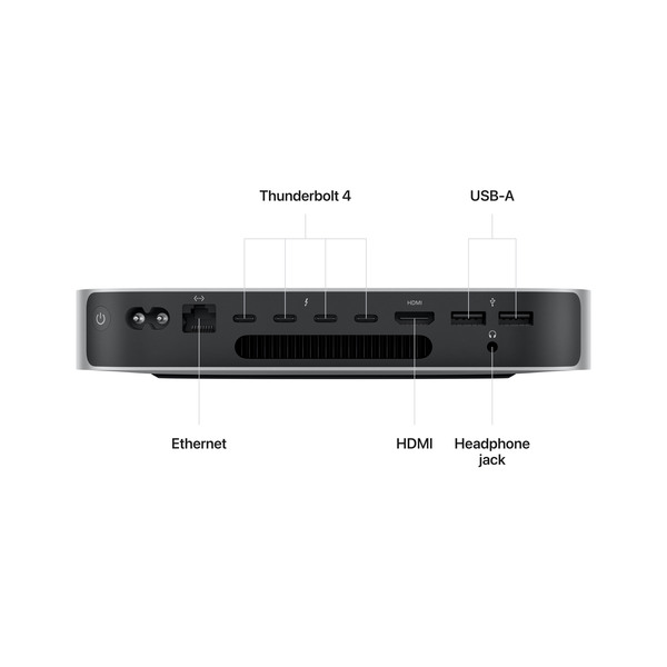 Apple Mac mini M2 Pro (10C CPU / 16C GPU), 16GB, 512GB, macOS - desktop, MNH73