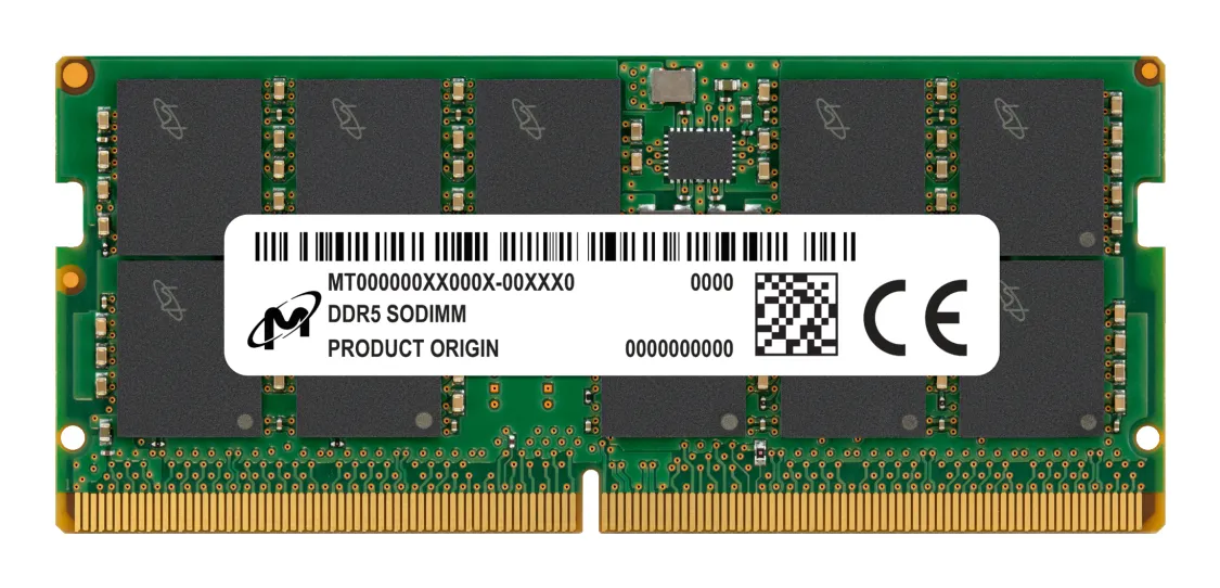 DDR5 ECC SODIMM 16GB 1Rx8 5600