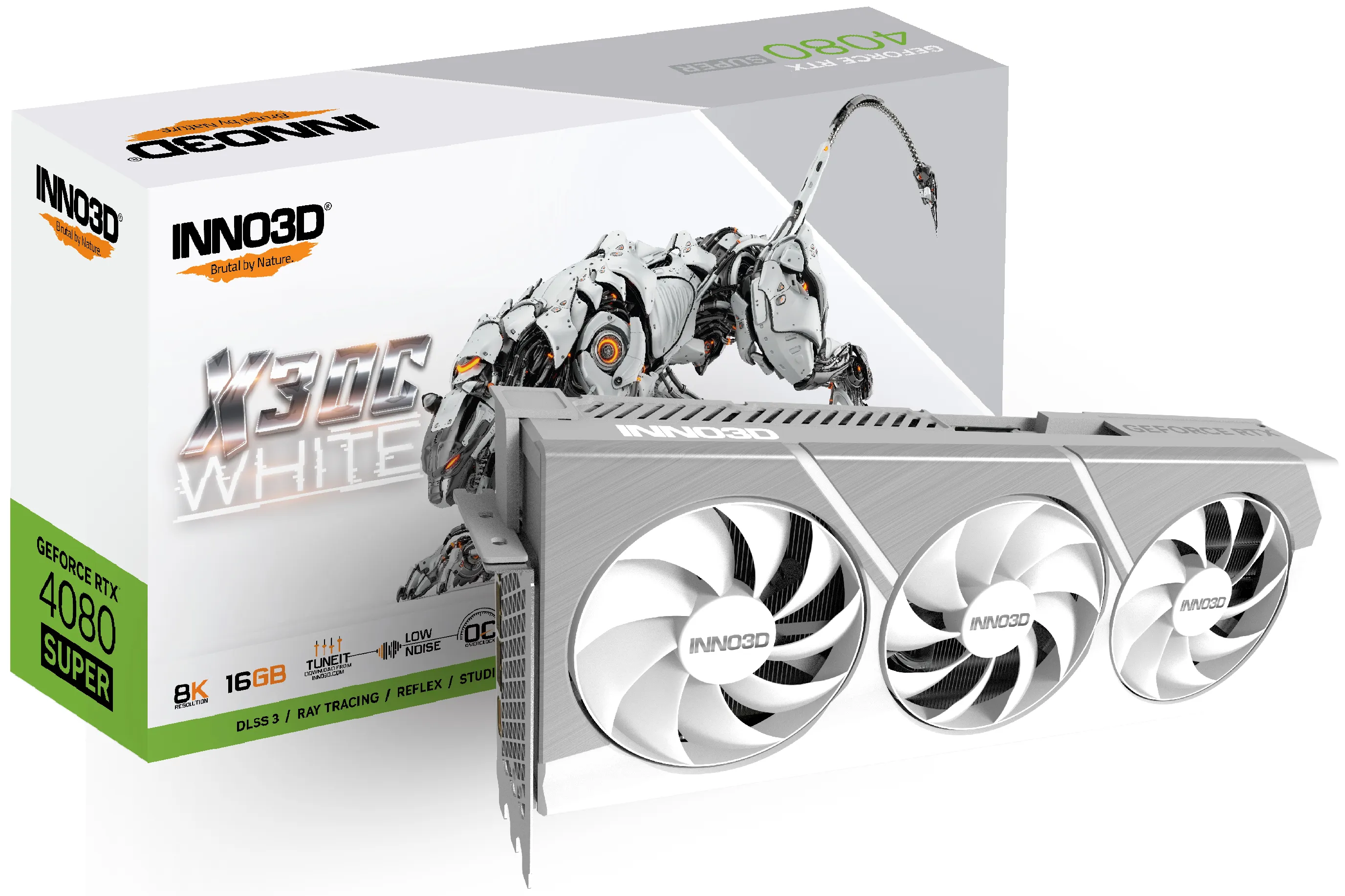 Inno3D GeForce RTX 4080 SUPER X3 OC White 16GB - Graphics card