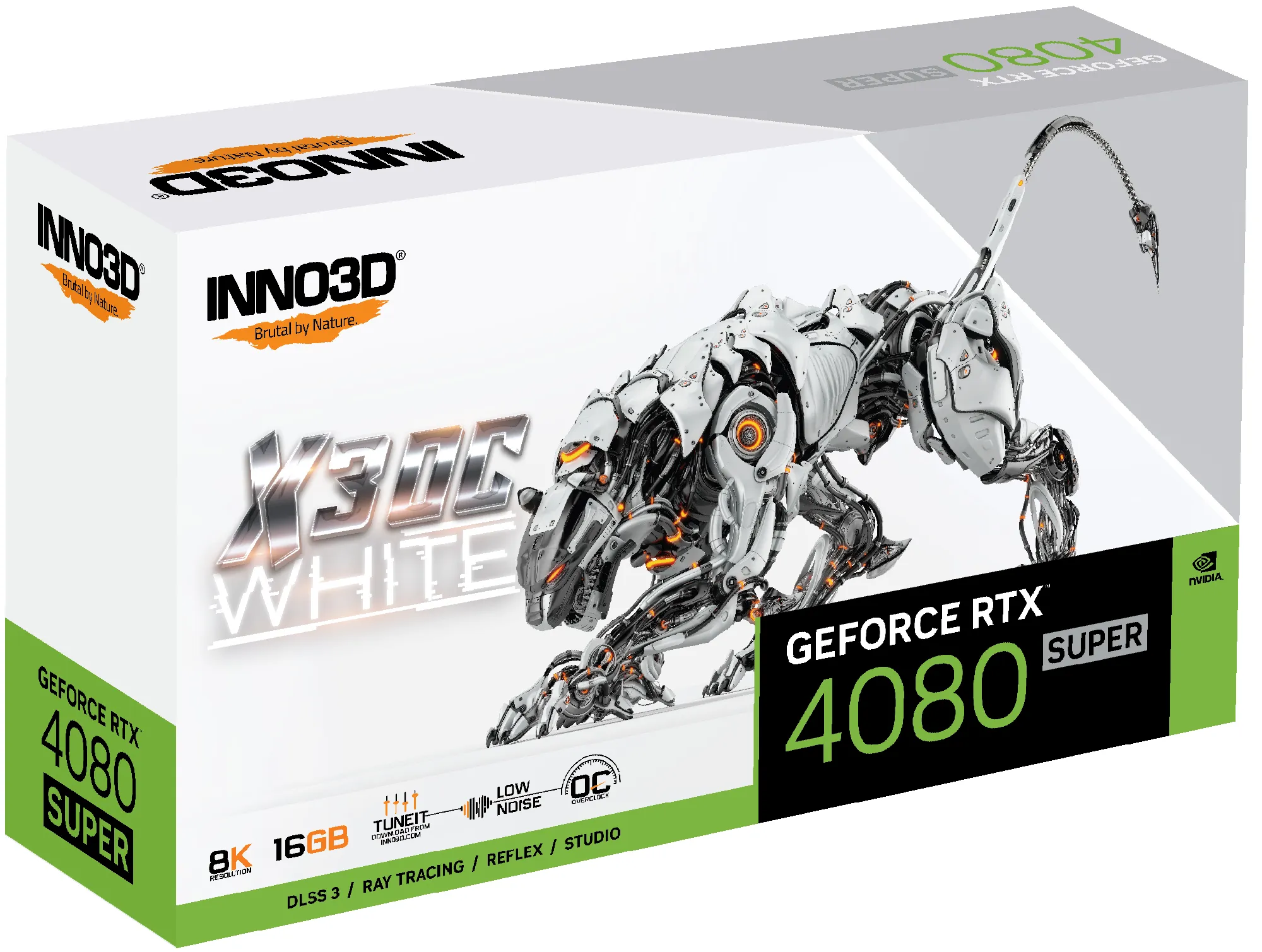 Inno3D GeForce RTX 4080 SUPER X3 OC White 16GB - Graphics card