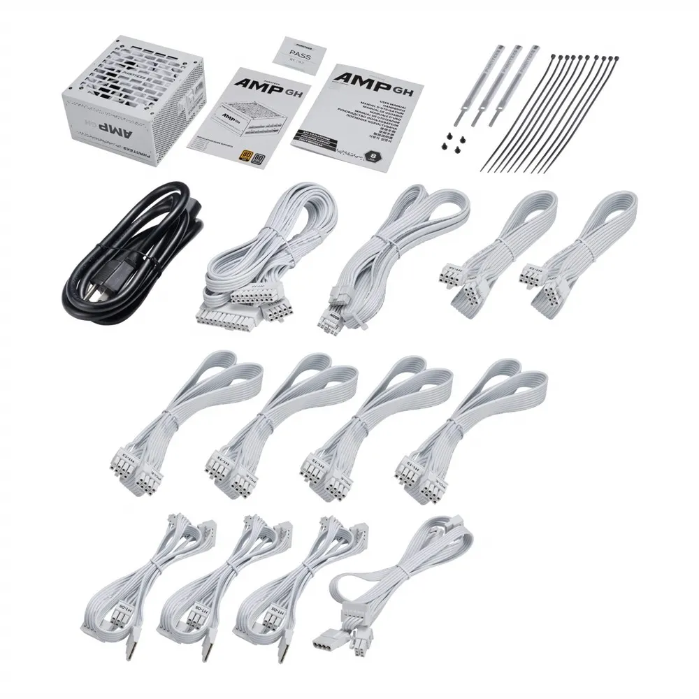 Phanteks AMP GH 850W - power supply, 80 Plus Gold