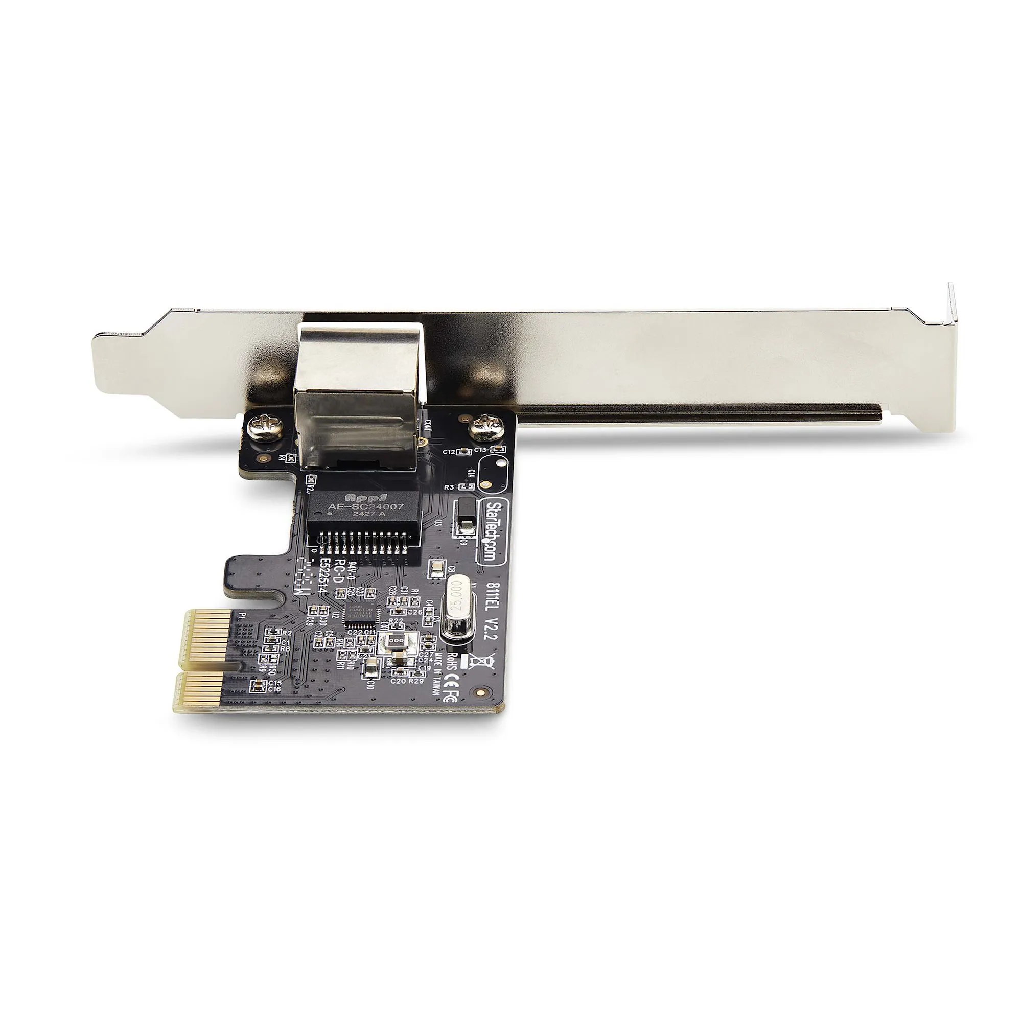 STARTECH.COM 1-Port Gigabit PCIe Network Adapter Card PCI Express LAN Card NIC Realtek RTL8111H TAA Compliant