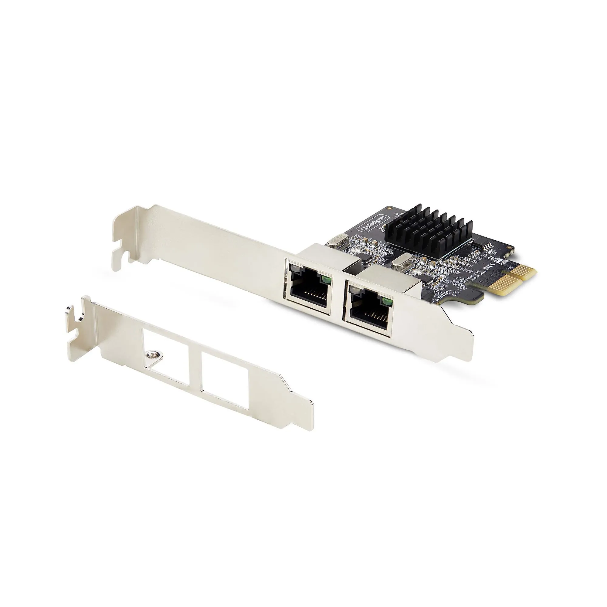 STARTECH.COM 2-Port Gigabit PCIe Network Adapter Card PCI Express LAN Card NIC 2x Realtek RTL8111H TAA Compliant