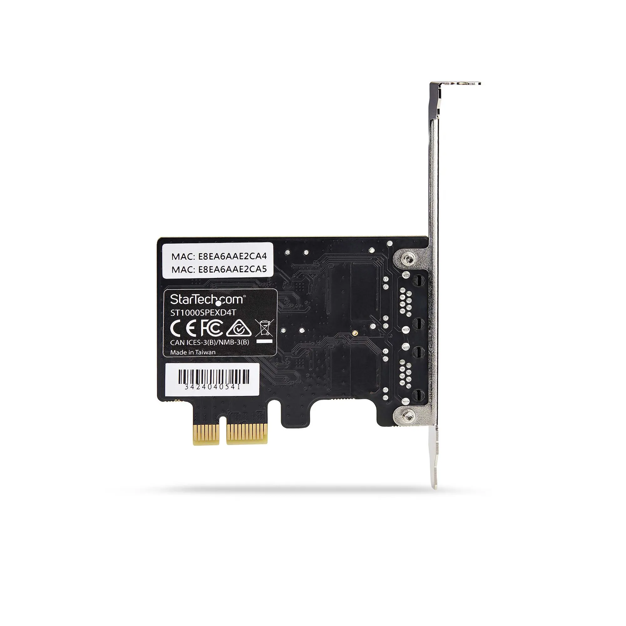 STARTECH.COM 2-Port Gigabit PCIe Network Adapter Card PCI Express LAN Card NIC 2x Realtek RTL8111H TAA Compliant