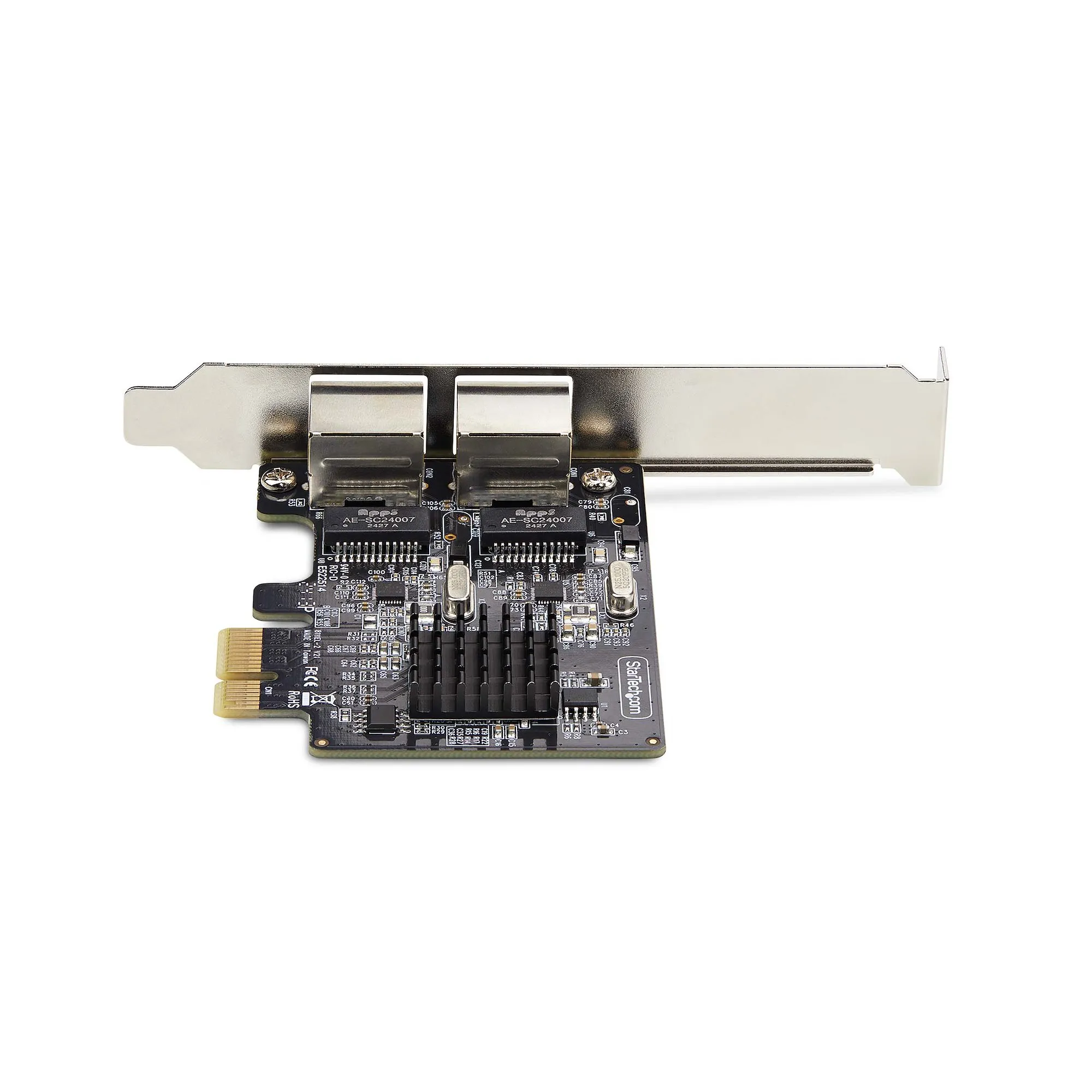 STARTECH.COM 2-Port Gigabit PCIe Network Adapter Card PCI Express LAN Card NIC 2x Realtek RTL8111H TAA Compliant