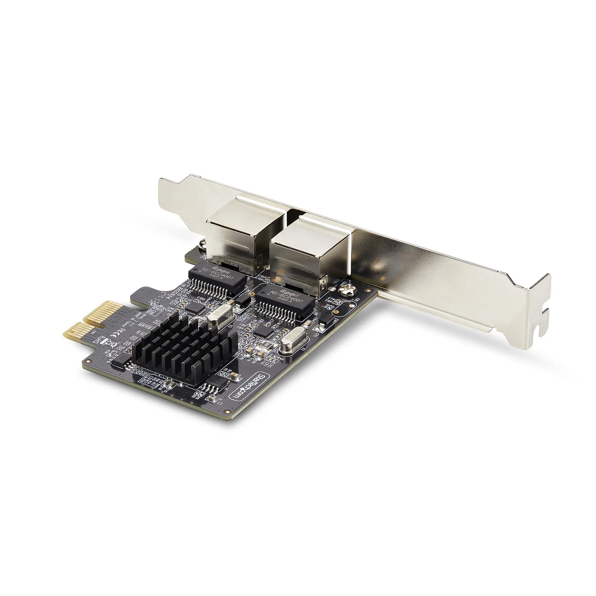 STARTECH.COM 2-Port Gigabit PCIe Network Adapter Card PCI Express LAN Card NIC 2x Realtek RTL8111H TAA Compliant