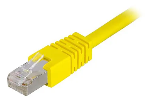 Deltaco Cat6 F/UTP - network cable, 35 m, Yellow
