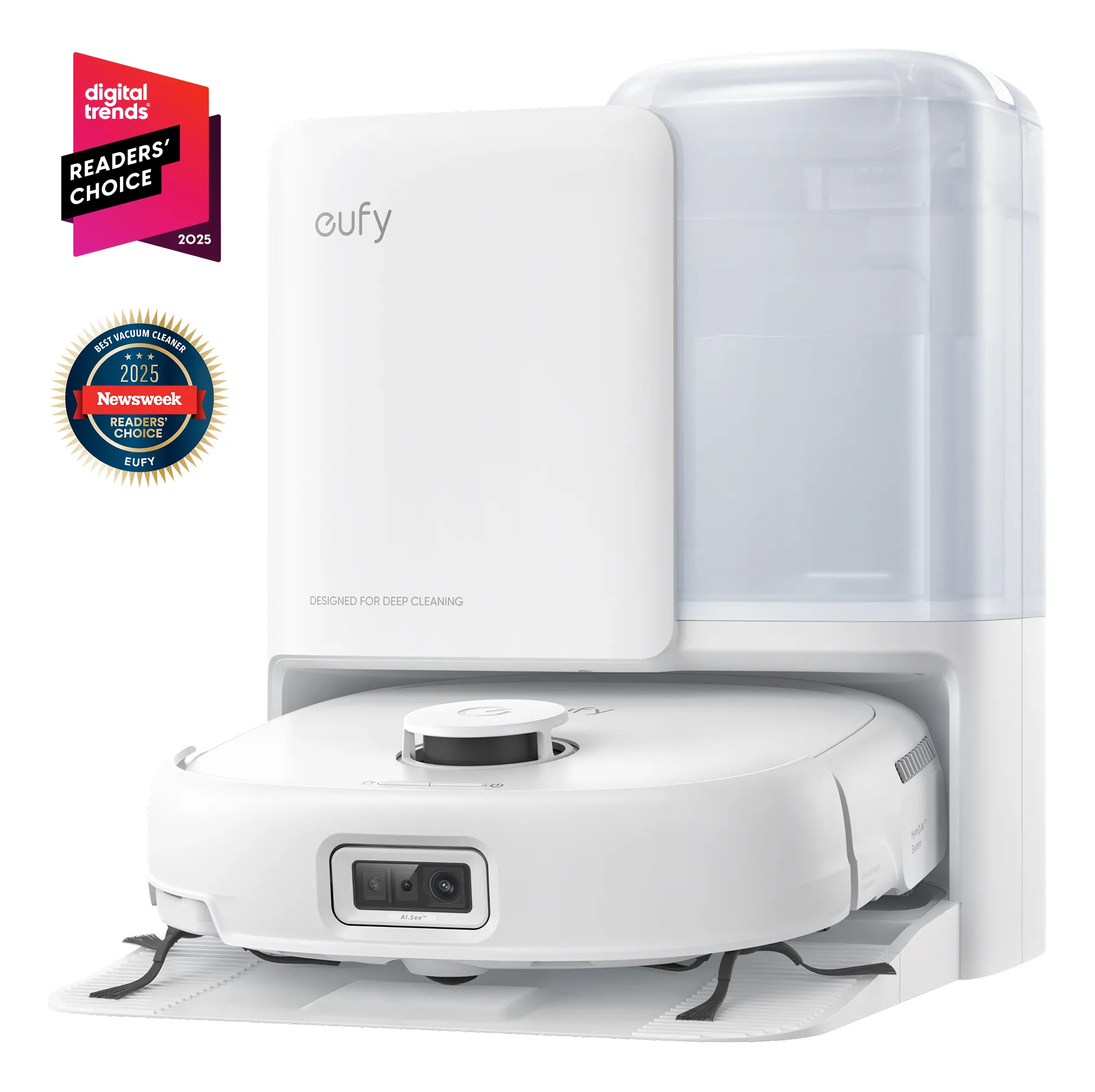 Eufy Omni E25 - robotdammsugare, vit