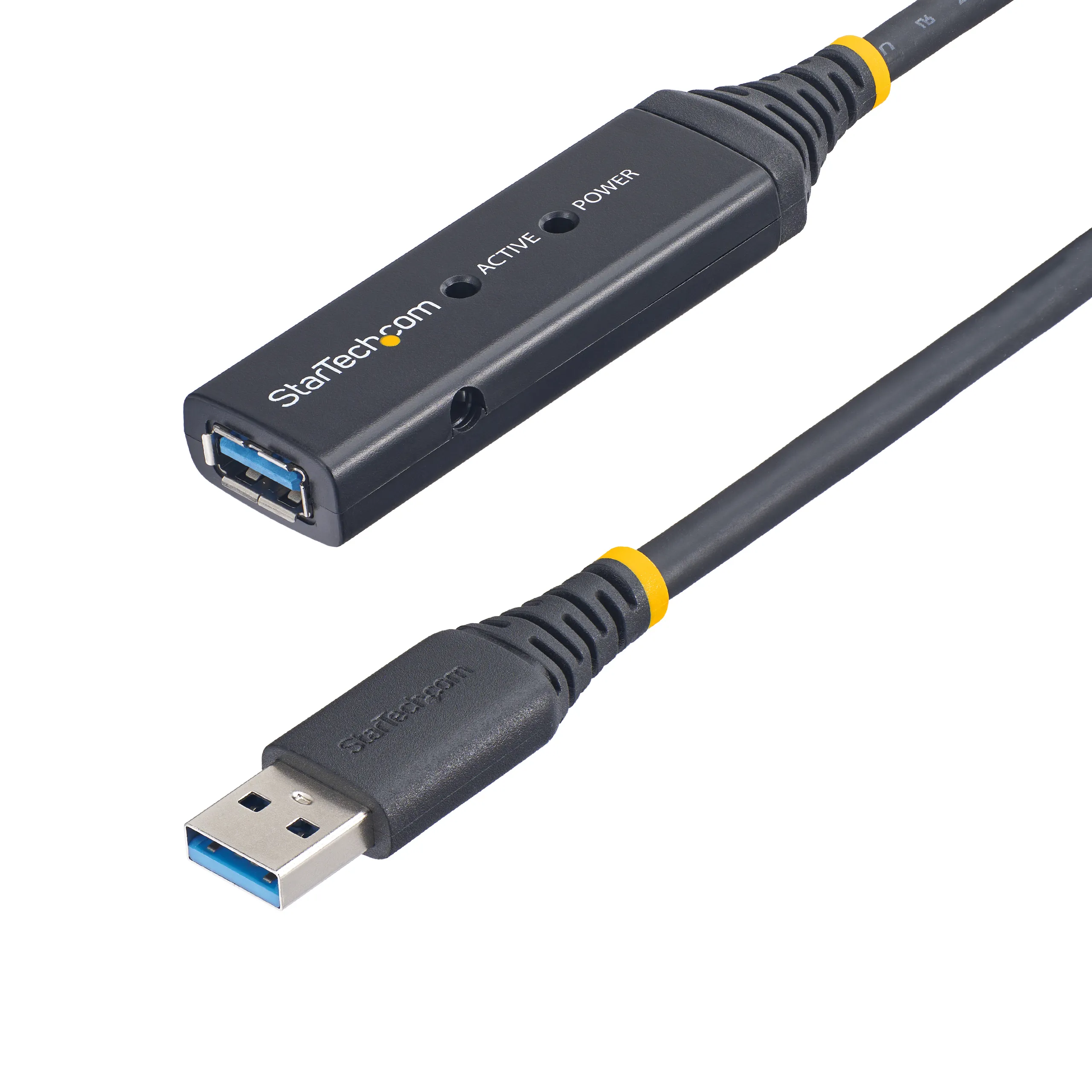 USB 3.2 Gen 1 extension cable, 5 m, Black