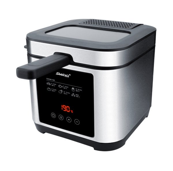Steba DF 150 N Digital Deep Fryer 2.5 Liter 1200 Watt Stainless Steel / Black