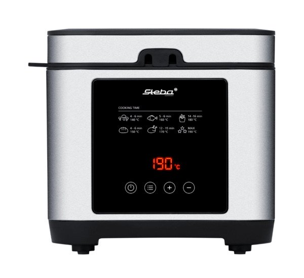 Steba DF 150 N Digital Deep Fryer 2.5 Liter 1200 Watt Stainless Steel / Black