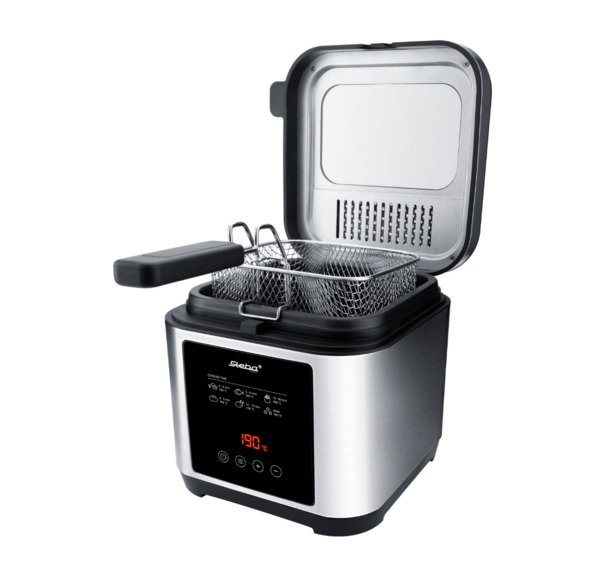 Steba DF 150 N Digital Deep Fryer 2.5 Liter 1200 Watt Stainless Steel / Black