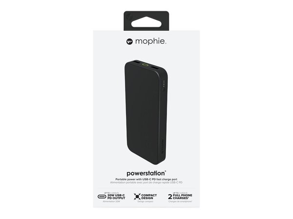 mophie powerstation 10K w/PD 2023 Black