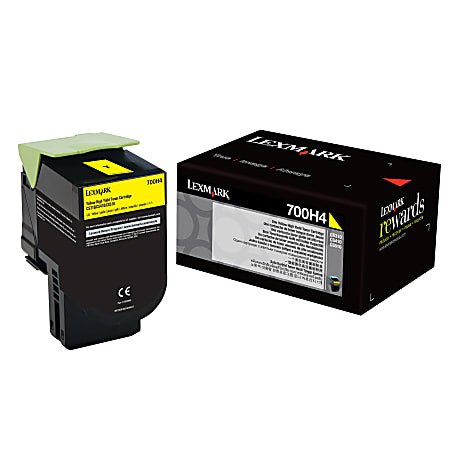 Lexmark 70C0H40 High Yield Toner cartridge, Yellow