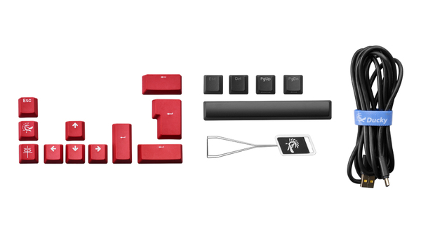 (L&ouml;yt&ouml;nurkka) Ducky One 2 x PowerColor SF RGB Kailh Box Brown -pelin&auml;pp&auml;imist&ouml;