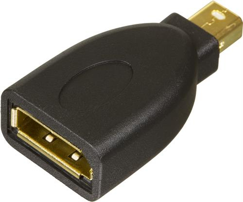 DELTACO DisplayPort-sovitin, Mini DisplayPort - DisplayPort, Ultra HD
