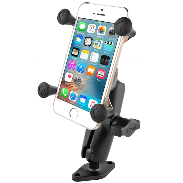 RAM MOUNTS X-GRIP TELINE, PIENI/KESKIKOKOINEN PUHELIN, B-KOKO 1.0&quot; KUULA, TIMANTTI-ALUSTA