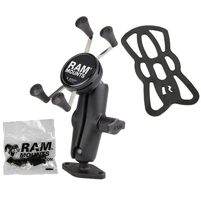 RAM MOUNTS X-GRIP TELINE, PIENI/KESKIKOKOINEN PUHELIN, B-KOKO 1.0&quot; KUULA, TIMANTTI-ALUSTA