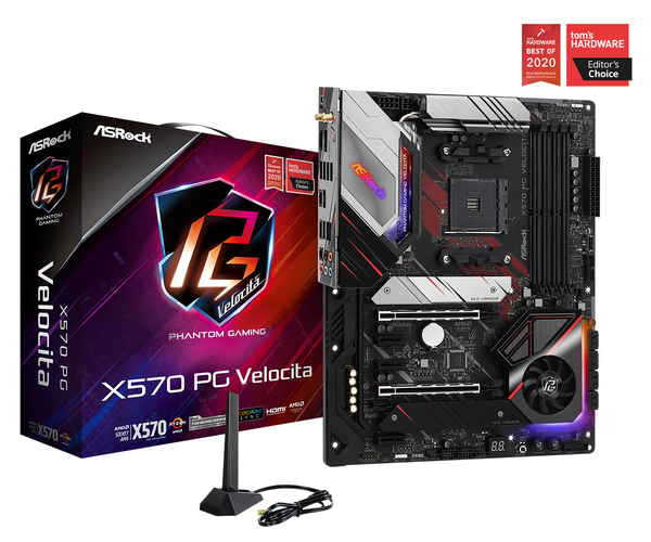 ASRock X570 PG Velocita ATX - motherboard