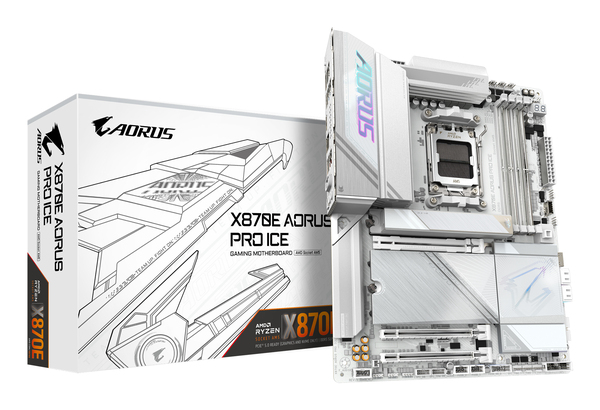 Gigabyte X870E A Pro Ice AM5 ATX -emolevy