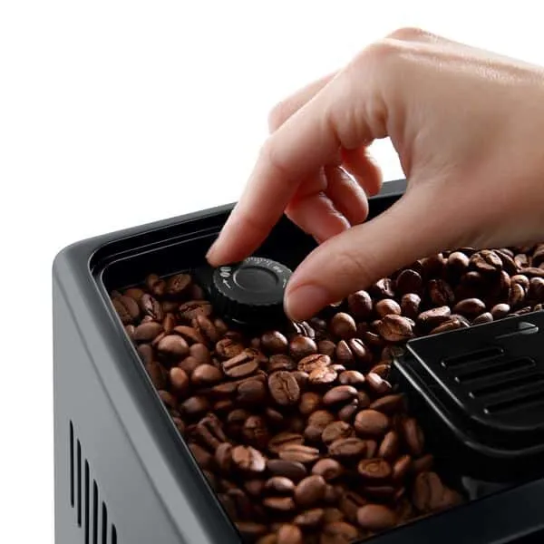 Delonghi Dinamica Plus ECAM380.95 - espresso machine, fully automatic, Black, Titanium