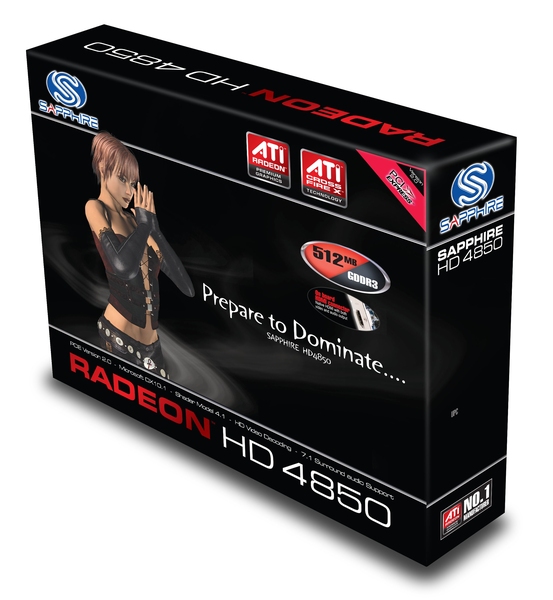 Sapphire Radeon HD4850 HDMI 512MB
