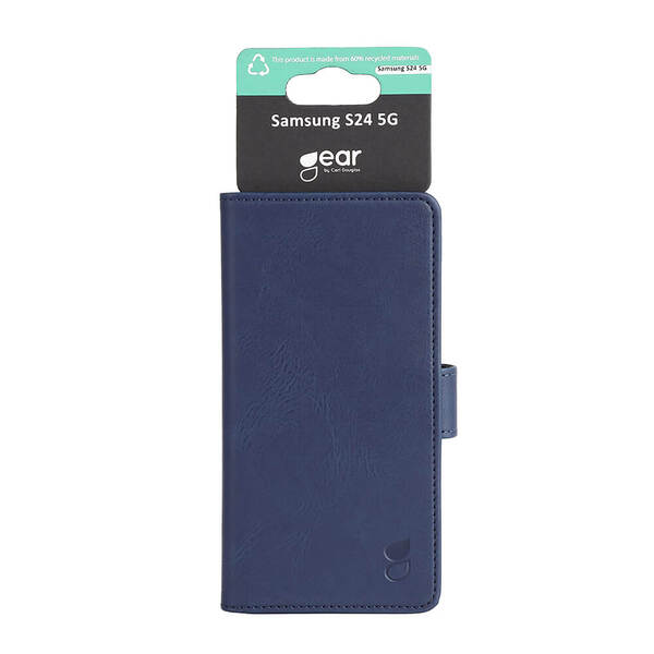 GEAR Wallet, Galaxy S24 - Wallet Case, Blue