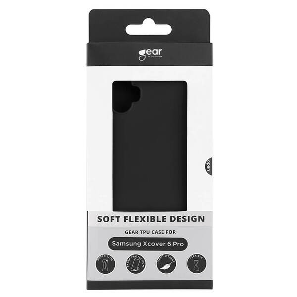 GEAR TPU, Galaxy Xcover 6 Pro -suojakuori, Musta