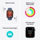 APPLE Watch SE GPS 44mm Starlight Aluminium Case with Starlight Sport Band - S/M