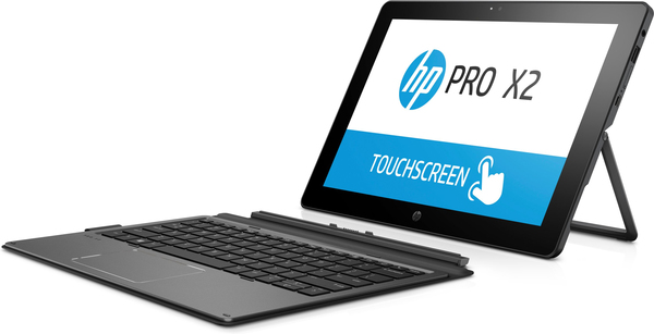 HP 12" Pro x2 612 G2, 256GB, Win 10 Pro - kannettava, hopea