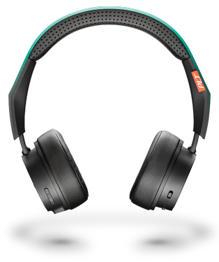 Plantronics Backbeat FIT 500, On-Ear, Bluetooth - Headphones, Black/Teal
