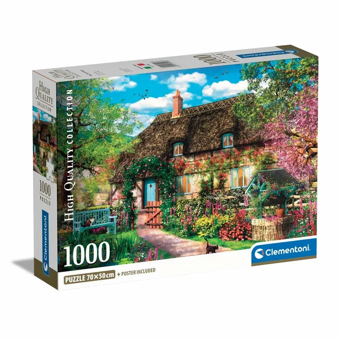 Clementoni High Quality Collection The Old Cottage -palapeli, 1000 palaa