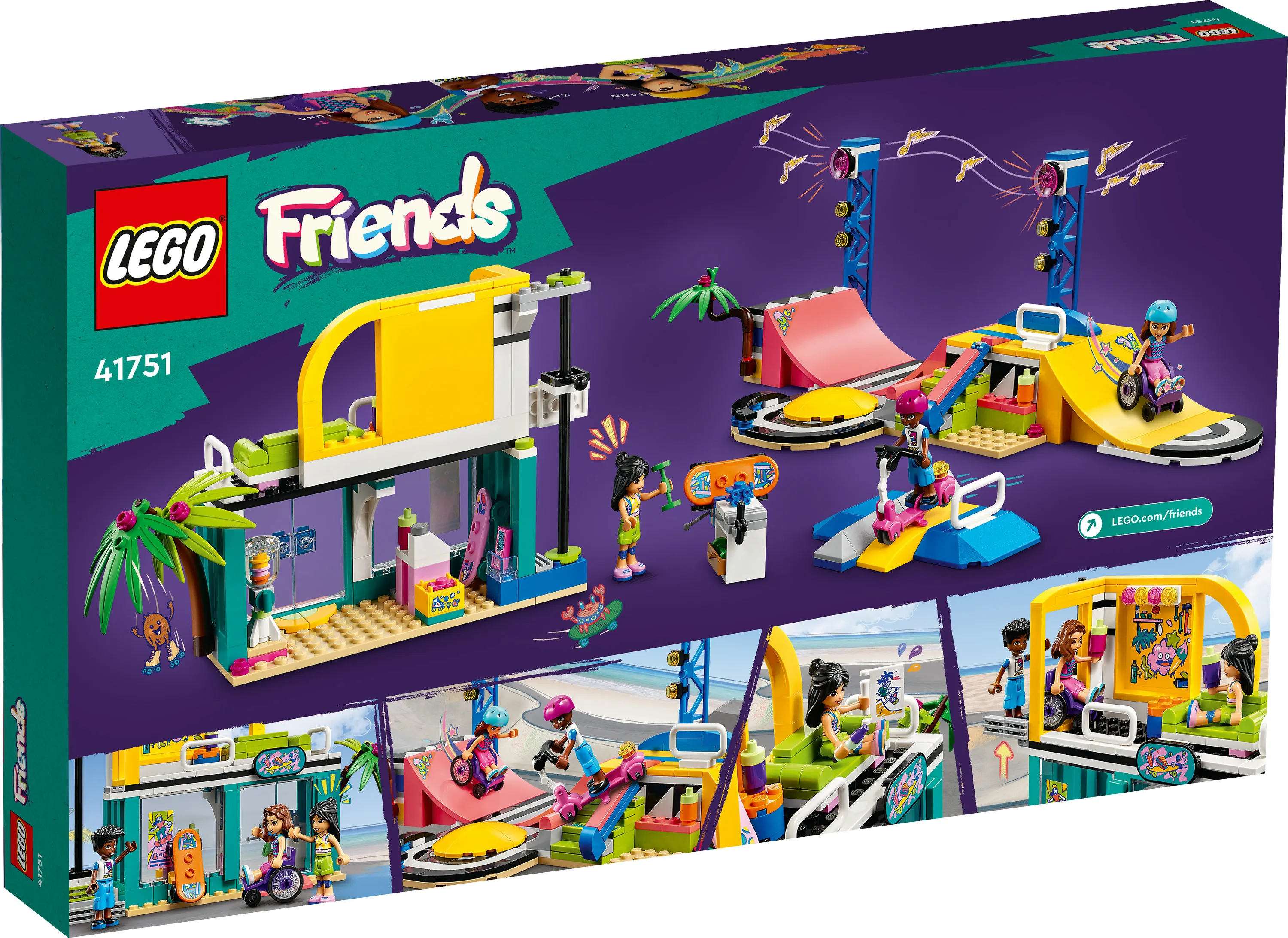 LEGO Friends Skate Park 41751