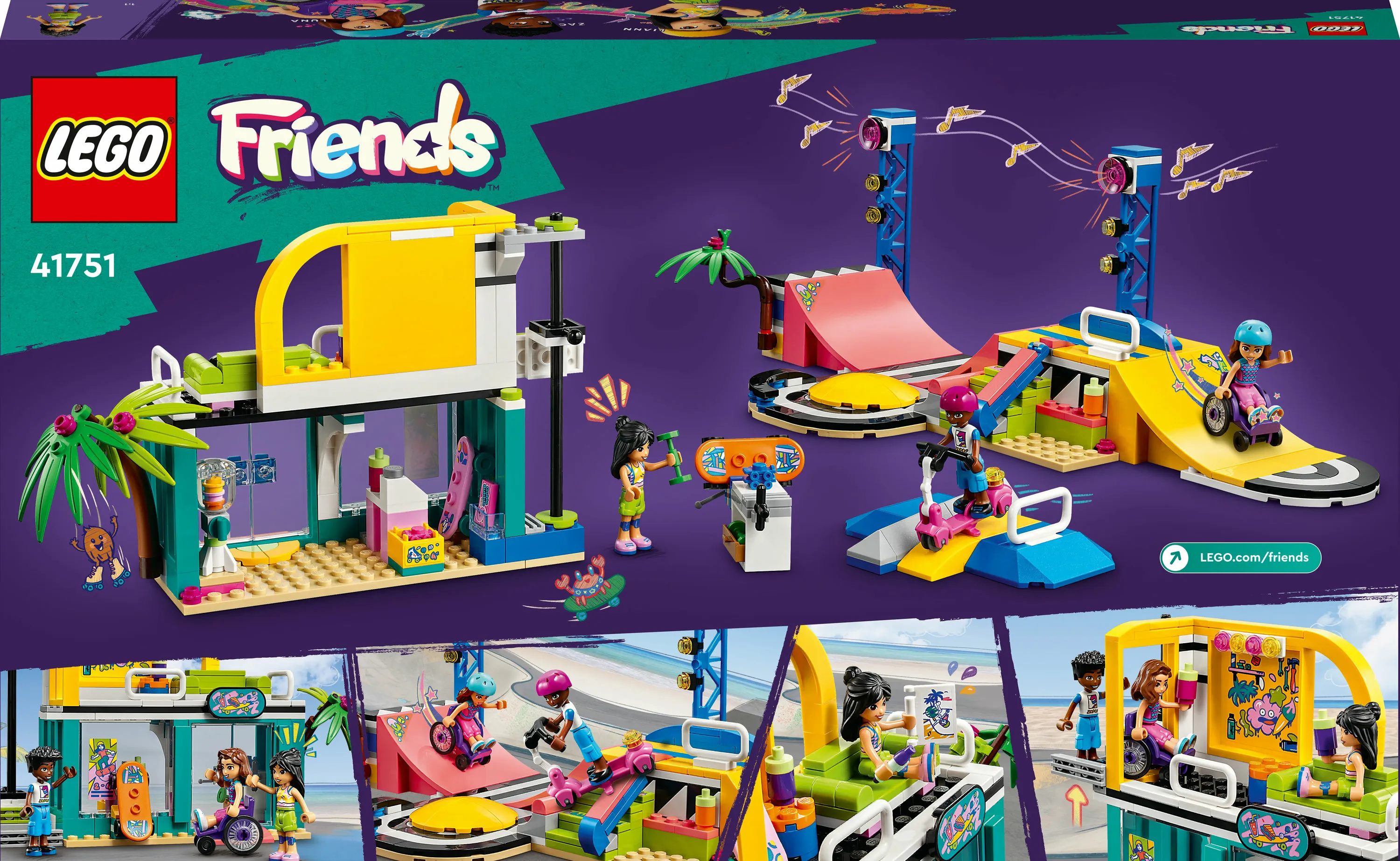 LEGO Friends Skate Park 41751