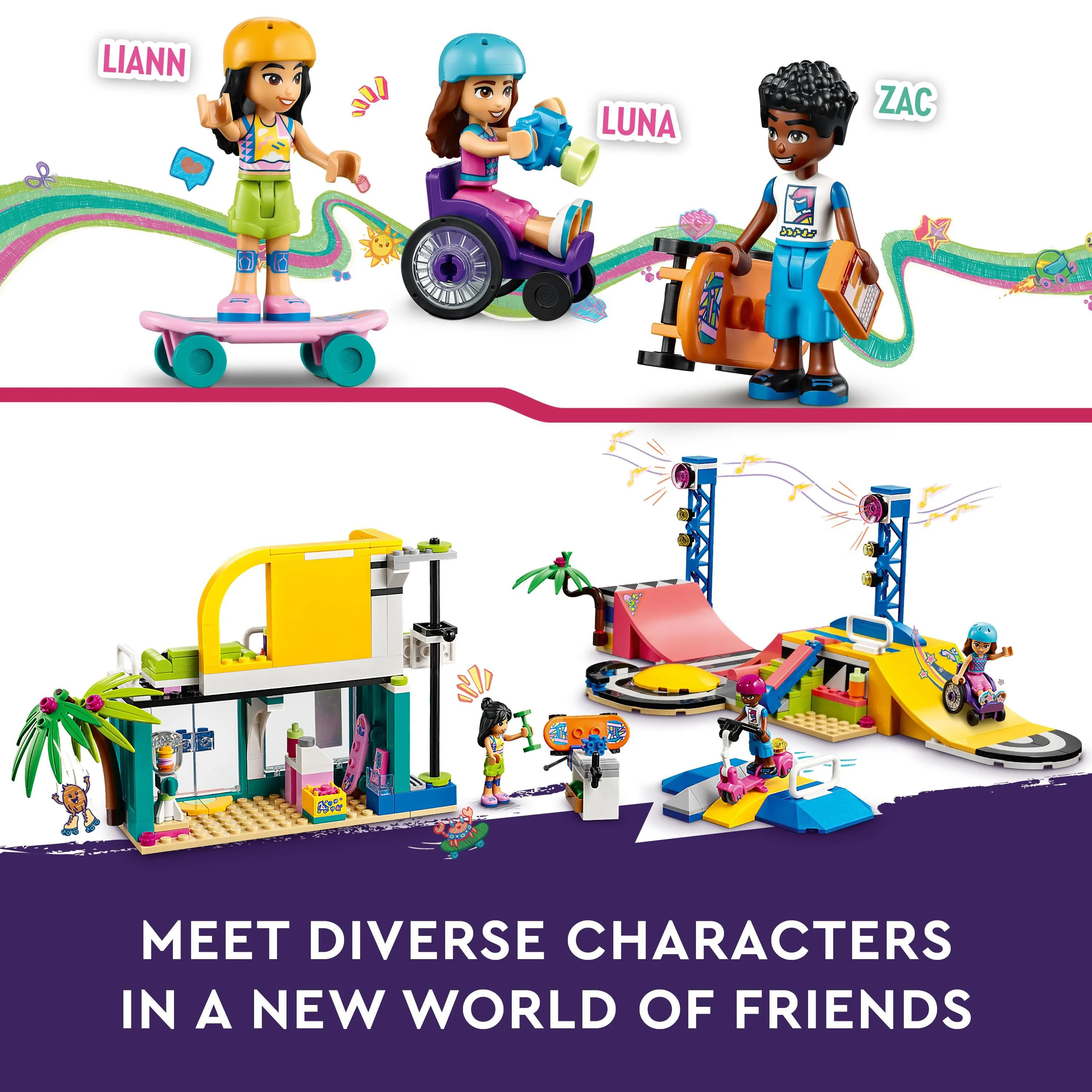 LEGO Friends Skate Park 41751