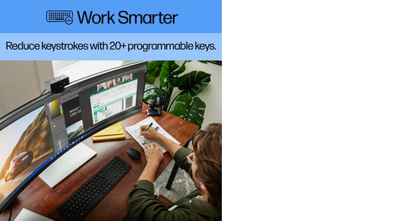 HP 450 Wireless Keyboard, Black - Nordic (Consumer)