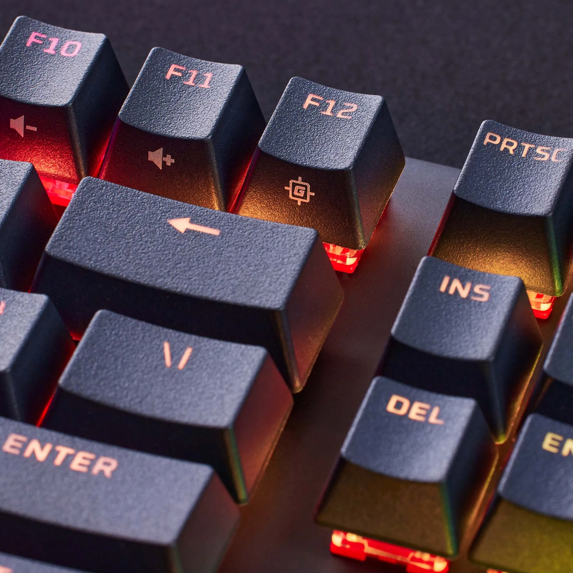 HyperX Alloy Origins PBT Red - gaming keyboard, Black
