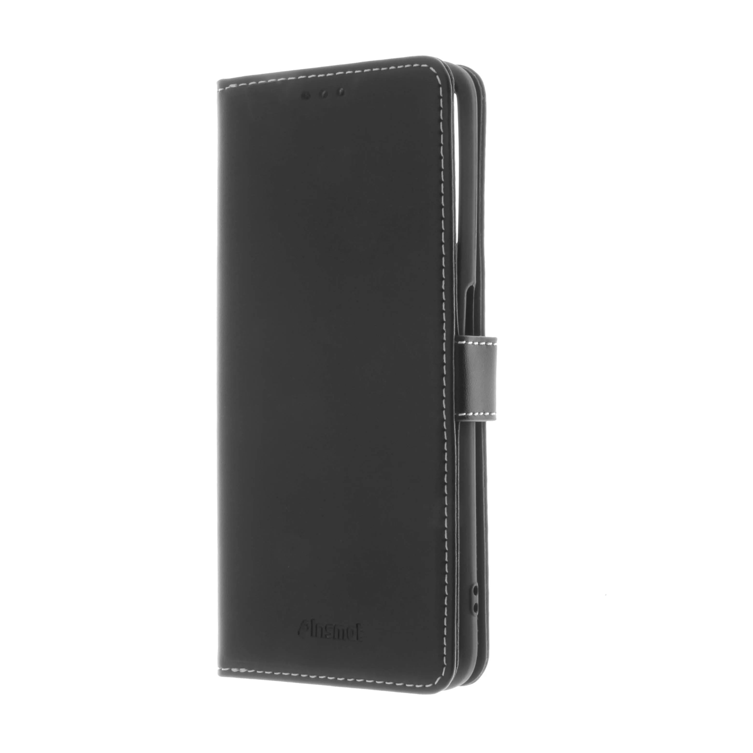 Insmat Flip Case, Oppo A16s - Wallet Case, Black