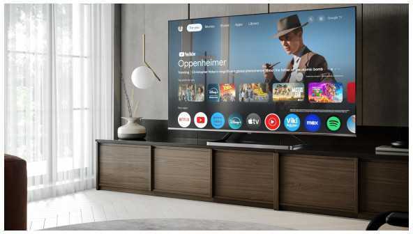 Sharp GP7265E 75" 4K QLED Google TV, 60Hz, HDR10, HLG, Dolby Vision, Aluminium