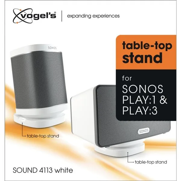 Vogel's SOUND 4113 -p&ouml;yt&auml;jalusta SonosPlay 1/3:lle, valk.