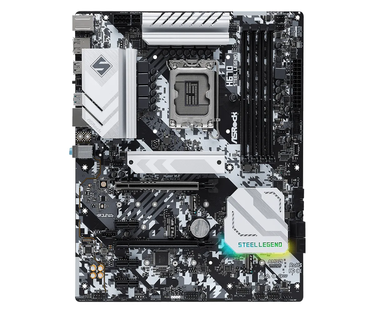 ASRock H670 Steel Legend DDR4 ATX - motherboard
