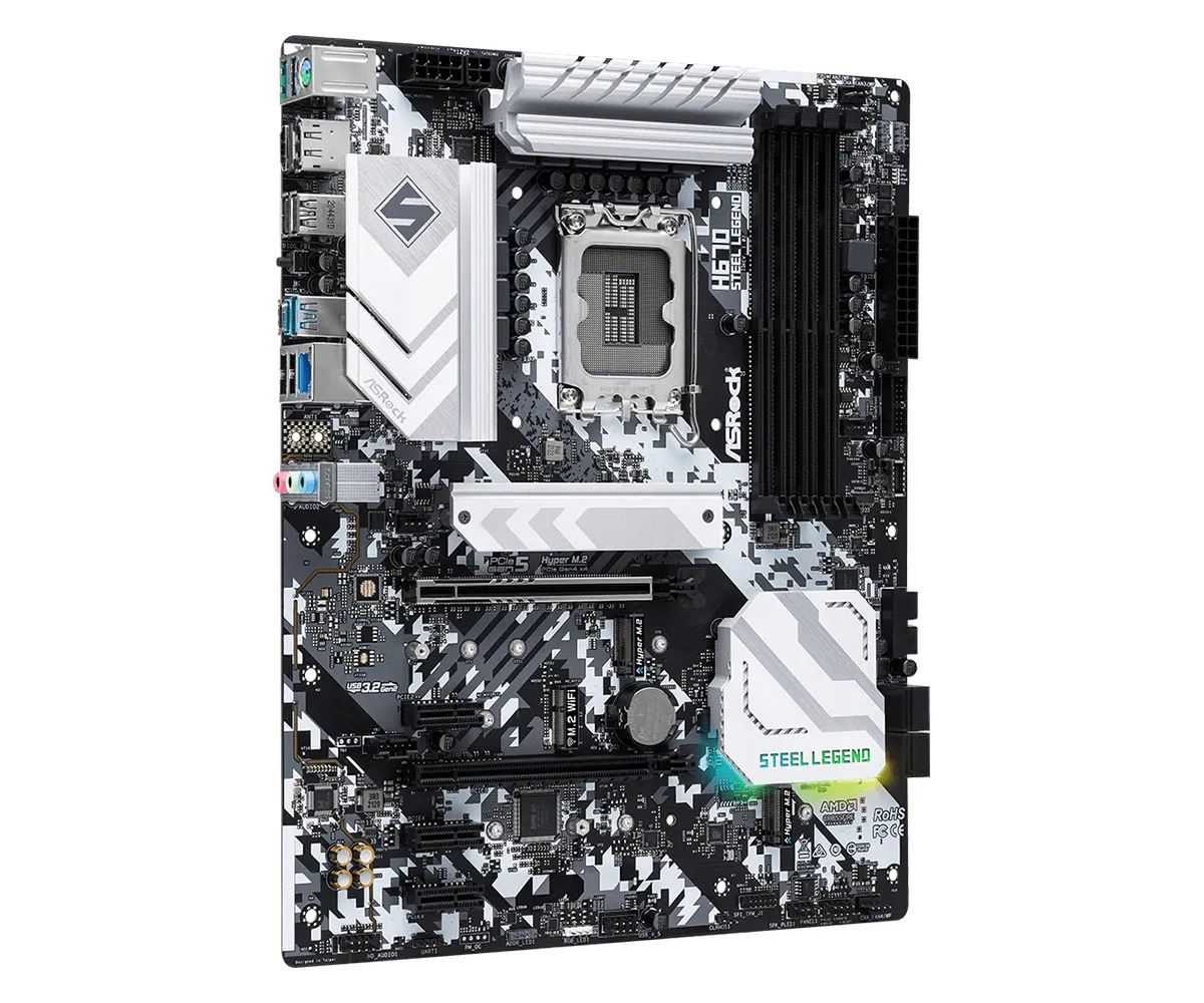 ASRock H670 Steel Legend DDR4 ATX - motherboard