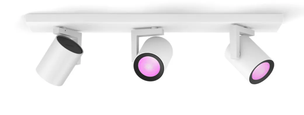 PHILIPS HUE ARGENTA PLATE/SPIRAL WHITE 3X5.7W, 240V