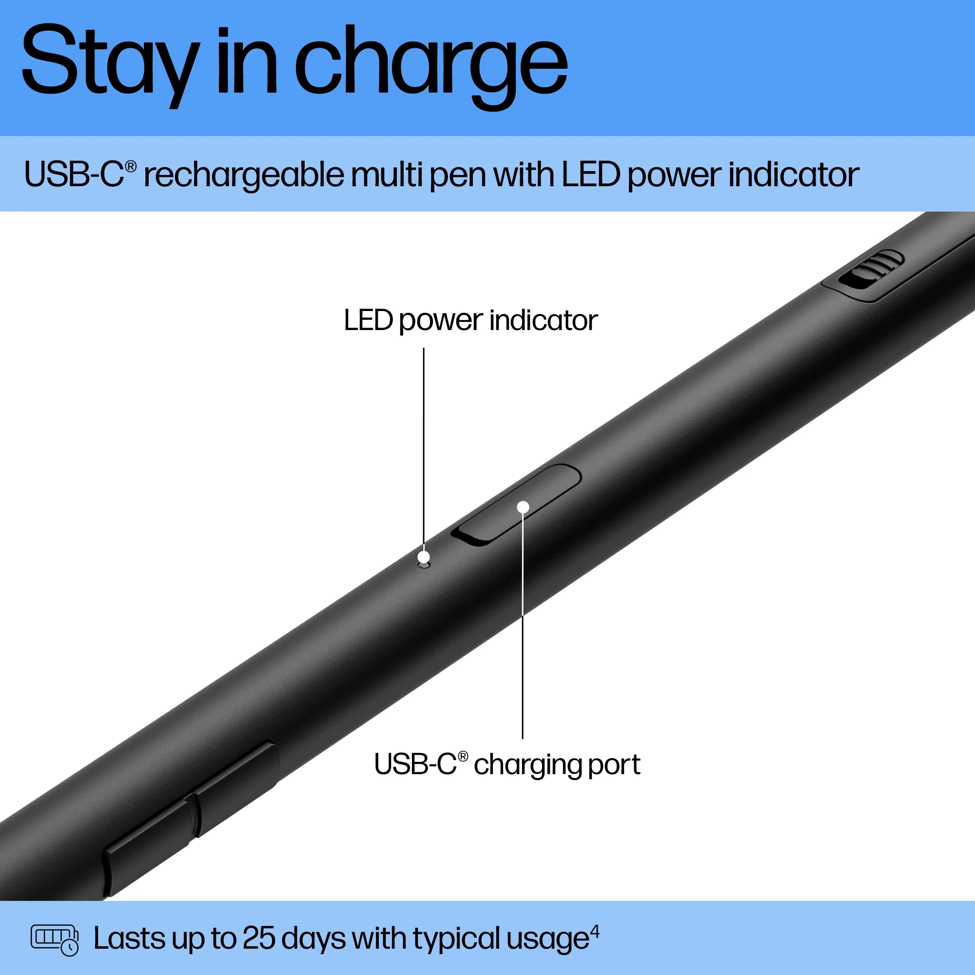 HP 705 RECHBL Multi Pen