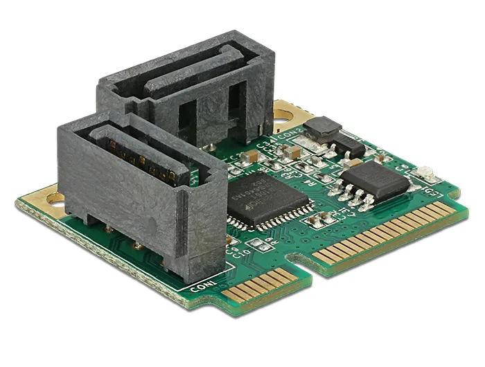 DeLock 95260 Mini PCIe I/O PCIe half size 2 x SATA 6 Gb/s