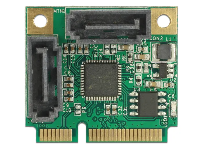 DeLock 95260 Mini PCIe I/O PCIe half size 2 x SATA 6 Gb/s